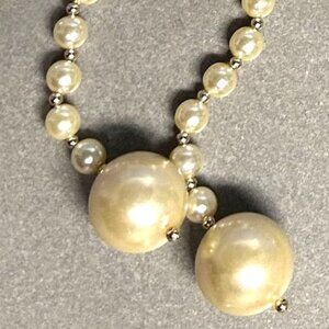 Dangling Faux Pearl Vintage Earrings